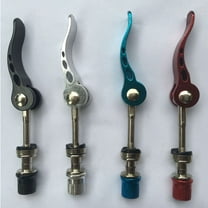 Worgeous Quick Release Hub Road Bike Mountain Bike Front & Rear Axle Hollow Shaft Set with Standard Spacing (Silver)