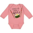 thumbnail image 3 of Inktastic This is How I Roll Cute Sushi Boys or Girls Long Sleeve Baby Bodysuit, 3 of 5