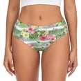 thumbnail image 1 of Fotbe Tropical Flamingo Calzones Estampados para Mujer – Ropa Interior de Algodón, Cómoda, Suave y Elástica-X-Small, 1 of 6