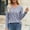 Purple, variant on Womens Waffle Knit Top V Neck Long Sleeve Henley Shirts Button Up Fall T Shirt