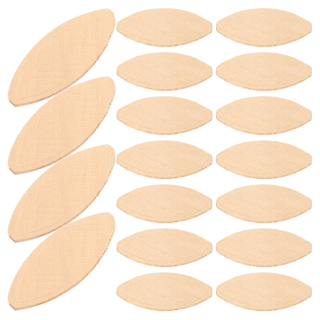 KAKOWELY 100Pack Beechwood Wood Joiner Biscuits for Strong Connection in Woodworking Projects