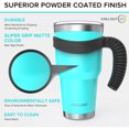 thumbnail image 3 of Taza de viaje de acero inoxidable con asa 30 oz - Juego de 6 piezas CHILLOUT LIFE CHILLOUT LIFE Vaso 6 x 30 oz, 3 of 7