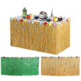 thumbnail image 1 of Hawaiian Table Grass Skirt Decorations For Banquets, Parties, Birthdays, 1 of 5