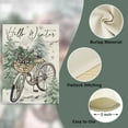 thumbnail image 5 of Hello Winter Bike Decorative Garden Flag, Bicycle Pine Tree Red Berries Snowflake Yard Outside Decorations, Christmas Holiday Seasonal Outdoor Small Home Decor Double Sided 12 x 18, 5 of 6