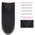 thumbnail image 2 of Extensiones de cabello humano real Mihugass, 70 cm, #1B, 2 of 6