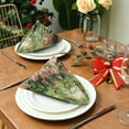 thumbnail image 3 of Satin Polyester Napkins - 20x20 InchSingle-Sided Printed Napkins, 1-Piece/4-Piece/6-Piece Set, DIY Personalized Table Setting，Flower Gate and Seat, 3 of 8