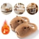 thumbnail image 5 of Peludos Con Punta Cerrada Felpa Capibara Lindas para Mujeres, 5 of 9