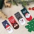 thumbnail image 3 of Calcetines de Navidad 4 pares Baoblaze Ines de los Tobillos Cálidos, 3 of 8
