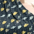 thumbnail image 3 of DarkBlue Cartoon Dinosaurs Yellow Triangles Pattern Blanket,Comfortable Soft Lamb Wool Throw Blanket,All Season,Warm Lightweight Blankets for Sofa Bed Couch Living Room Chair,50"x60", 3 of 4