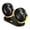 Black Yellow, variant on Riousery USB Dual Head Car Fan Portable Air Conditioner Auto Cooler Ventilation 12V Adjustable Speed Black Yellow