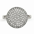 thumbnail image 4 of FB Jewels Stainless Steel Polished w/ Preciosa Crystal Circle Ring, 4 of 5