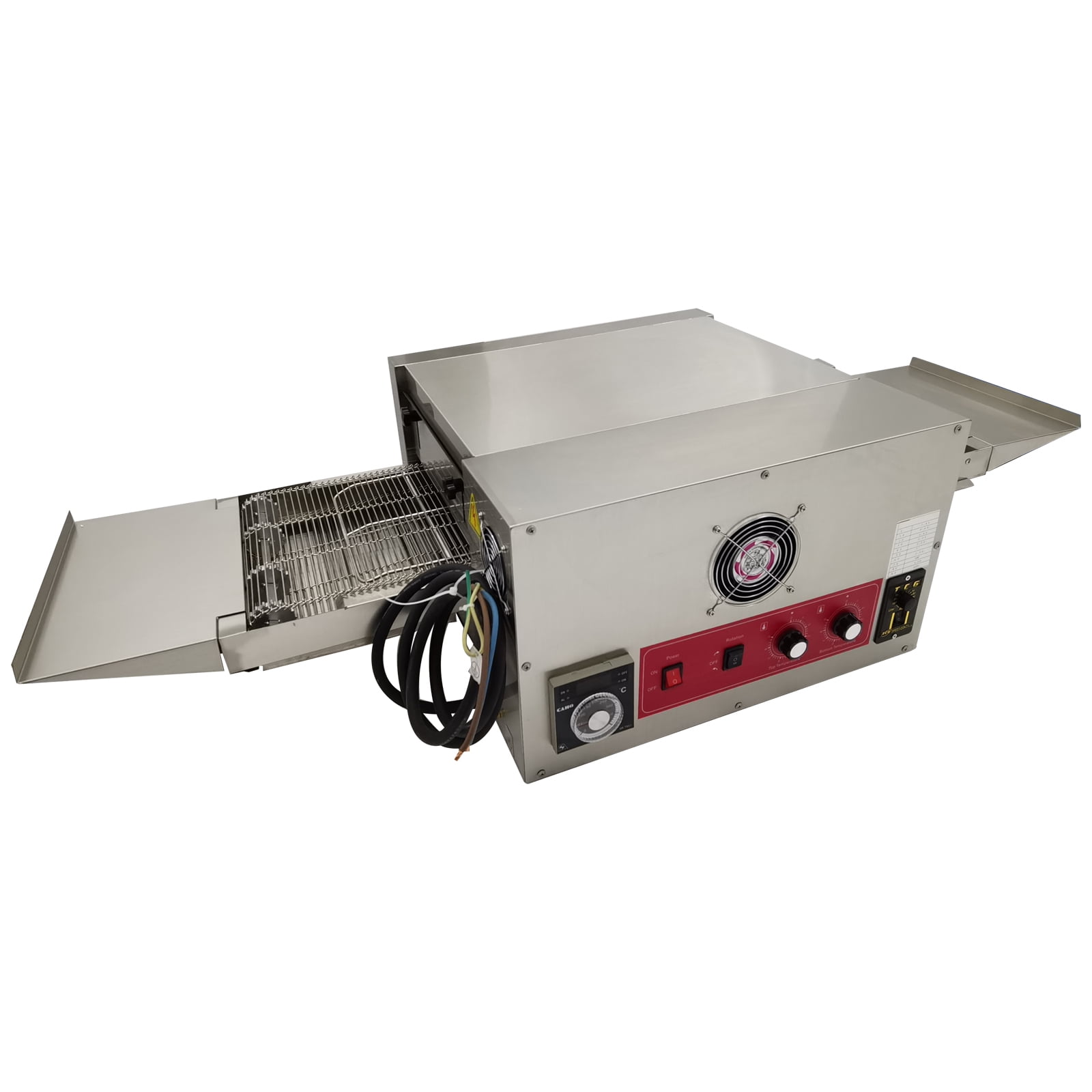 12" Belt Countertop Conveyor Pizza Oven Commercial Baking Electric Oven Chain Type 220V 1PH
