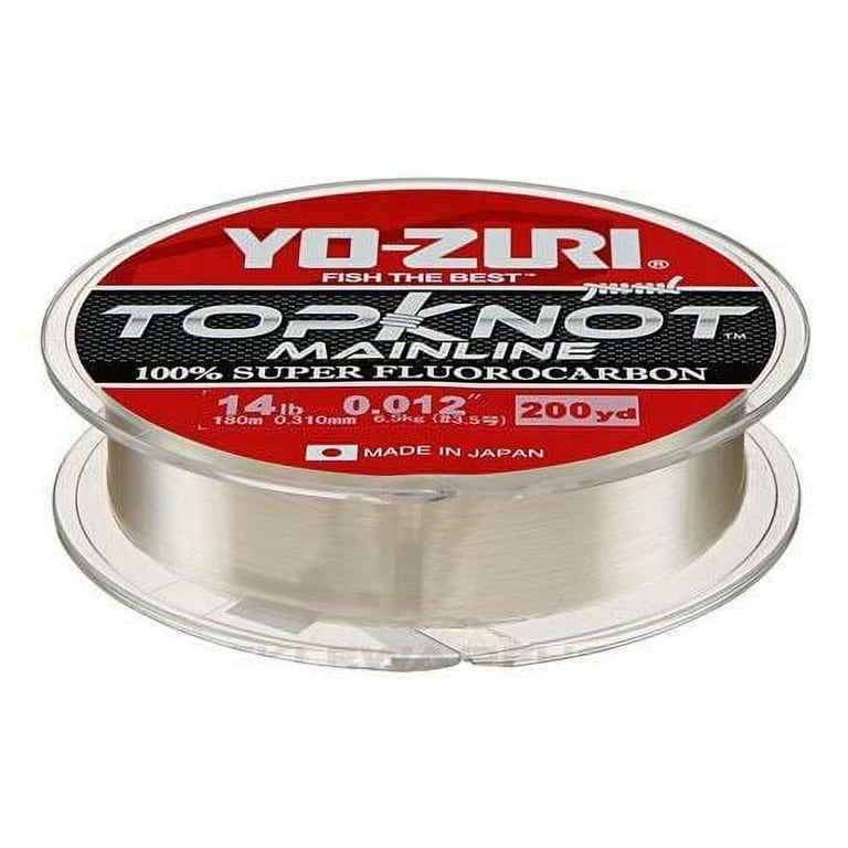 Yo-Zuri Topknot Fluorocarbon Mainline 200yd Spool - 14 lb