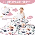 thumbnail image 3 of Pioneer Flower Floral Print Pattern Toddler Nap Mats for Kids Preschool,Sleeping Mat Bag or Kids,Toddler Sleeping Bag,Toddler Nap Mat or Daycare, 3 of 6