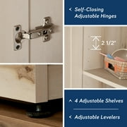 Sauder HomePlus Storage Cabinet, Pacific Maple Finish