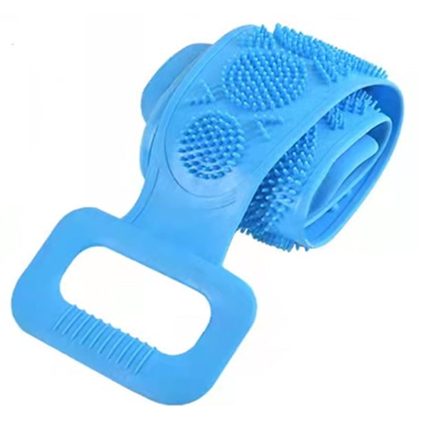Cepillo de baño de silicona, exfoliante de espalda para hombres y mujeres, baño de ducha, masaje CACAGOO Frotar toalla zao