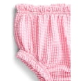 thumbnail image 3 of Wonder Nation Baby Girls Seersucker Romper & Bloomers with Flutter-Sleeve, 2-Piece Set, Sizes 0–24M, 3 of 3