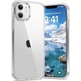 thumbnail image 1 of Funda Vakoo para iPhone 12/iPhone 12 Pro | Transparente Antiamarillento, Parte Trasera Rígida, Protección Militar contra Caídas, Compatible con Carga Inalámbrica - Transparente, 1 of 7