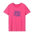 thumbnail image 1 of Camiseta para mujer Ropa de verano Camisa con cuello redondo para uso diario Viaje Regalo de mujer SG, 1 of 7