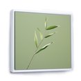 thumbnail image 2 of Designart "Sage Leaves In Simplistic Serenity II" Leaves Floater Framed Wall Art Living Room, 2 of 5