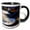 Black/White, variant on 3drose, Swiftcurrent Creek, Glacier National Park, Montana - Us27 Aje0042 - Adam Jones, 11oz Two-tone Blue Mug