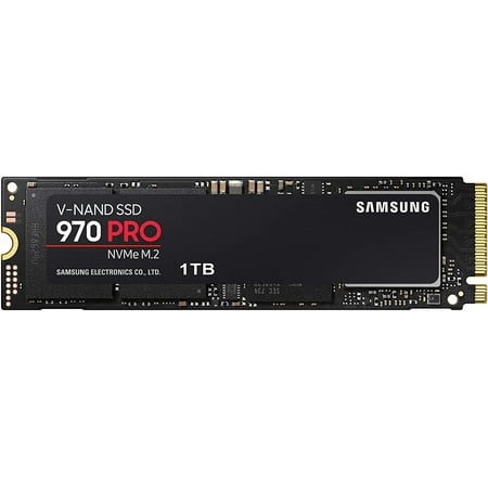 Samsung 1TB 970 PRO NVMe M.2 SSD, Black