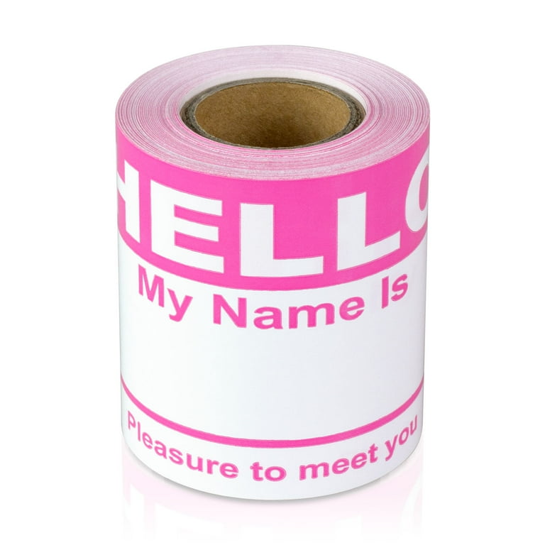 Compartir 109+ imagen hello my name is stickers walmart