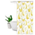 thumbnail image 2 of Cartoon Banana Bathroom Shower Curtain Bathroom Showers Curtain Set, 2 of 10
