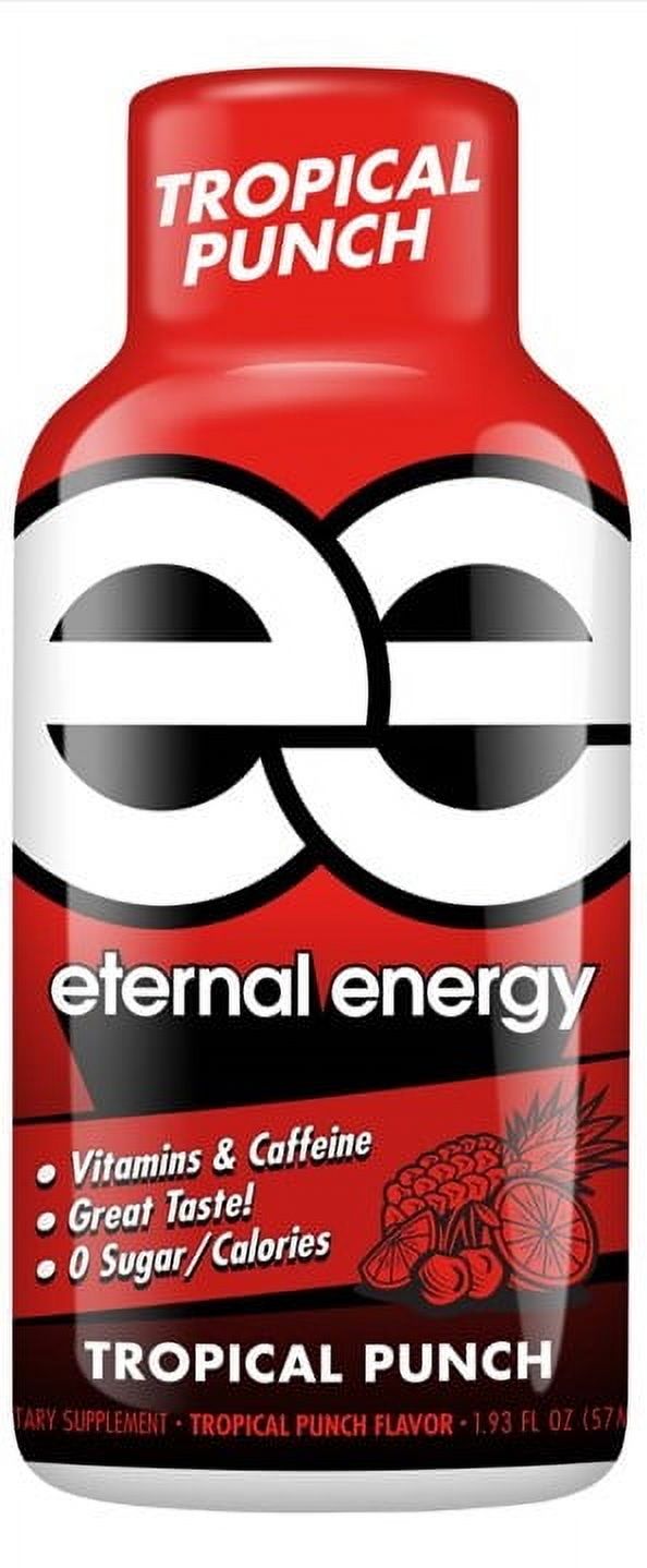 ETERNAL ENERGY PREMIUM ENERGY SHOT, TROPICAL PUNCH, 1.93 FL OZ, 6 COUNT