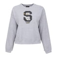 thumbnail image 1 of Sudadera Mujer K-swiss Snoopy Slacker color Gris, 1 of 3