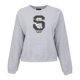 thumbnail image 1 of Sudadera Mujer K-swiss Snoopy Slacker color Gris, 1 of 3