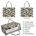 thumbnail image 2 of Large Capacity Tote Bag,Black Marble Gold Wave Pattern Handbag Fashion Luxury Tote Bag,15.7"x13"x 5.1" Inches,Laptop Compatible, 2 of 6