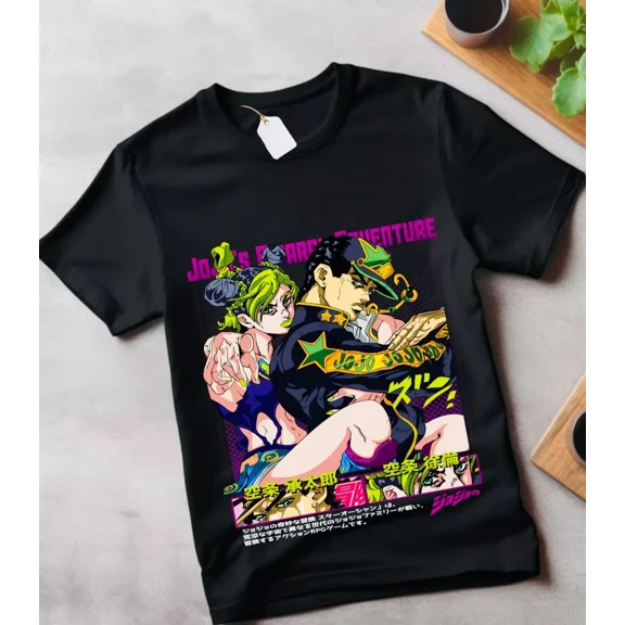 Jojo's Bizarre Adventure Tshirt Anime Manga Graphic Design Shirt Tee gift shirt