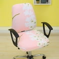 thumbnail image 2 of Abbracc Stretch Spandex Slipcover Office Computer Chair -Peach Blossom, 2 of 6