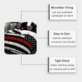 thumbnail image 5 of Beartech 3 Pcs American Flag Bedding Set Queen Size Holiday American Flag Duvet Cover American Flag Quilt Cover Skull Red White Stripe Independence Day Decor, 5 of 9