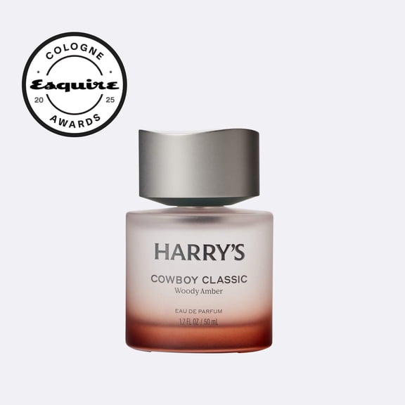 Harry's Cowboy Classic Men's Cologne - Woody Amber Scent - 1.7 fl oz - Notes of Bergamot, Cedarwood & Musk