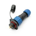 thumbnail image 2 of Sp16 Square Panel Mount Ip68 Waterproof Plug & Socket Circular Connector 2-9Pin, 2 of 9