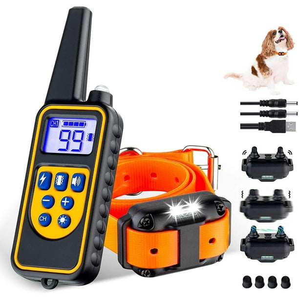 BEBANG Dog Training Collars, Dog Shock Collar with Remote 2600 feet, 3