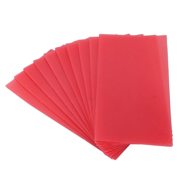 Juego de Herramientas de molde de cera Dental Bling Bling 10 Uds cera roja 2.0mm