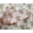 thumbnail image 4 of oneOone Silk Tabby Fabric Turtle Block Print Fabric By Yard 42 Inch Wide, 4 of 4