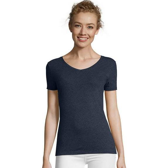 Hanes Women's X-Temp w/Fresh IQ Tri-Blend Performance V-Neck Tee - 42VT