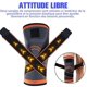 thumbnail image 3 of Rodillera ajustable Sailing para osteoartritis compresión protección ajustable correr XL naranja, 3 of 5