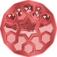thumbnail image 1 of Ahgly Company Machine Washable Indoor Round Transitional Pastel Pink Area Rugs, 3' Round, 1 of 7