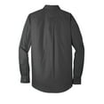 thumbnail image 4 of Port Authority Adult Male Men Plain Elbow Sleeves Shirt Graphite Large, 4 of 4