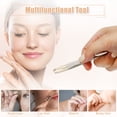thumbnail image 3 of Unique Bargains Eyebrow Tweezers Stainless Steel Grooming Tool Tweezers for Eyebrows Nose Hair Silver Tone, 3 of 6