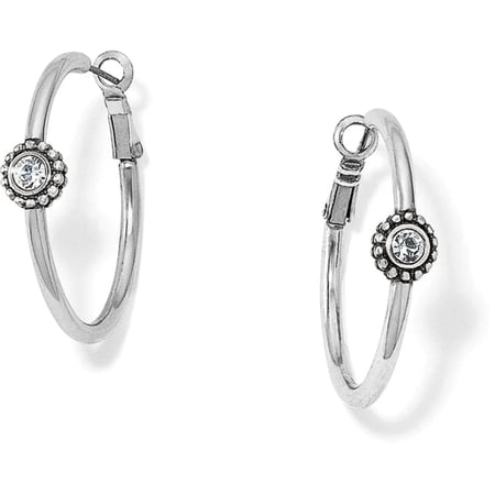 TWINKLE MEDIUM HOOP POST EARRINGS