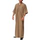 thumbnail image 3 of ZHAOCHENG Vestidos musulmanes, caftán musulmán para hombre, abaya, túnica de Dubái para hombre, kandoura étnica de Oriente Medio, ropa de oración para hombre, estilo saudí, dishdasha, thobe árabe, rop, 3 of 4
