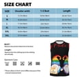 thumbnail image 4 of JUNZAN Lgbt Gnome Men's Sleeveless T Shirts,Sleeveless Muscle Shirts,Sizes S-3XL, 4 of 5
