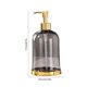 thumbnail image 3 of Artículos esenciales para dormitorios, suministros de limpieza, botella dispensadora de desinfectante de manos de 450 ml, elegante botella de desinfectante de manos para baño, cocina, inodoro, estació, 3 of 6