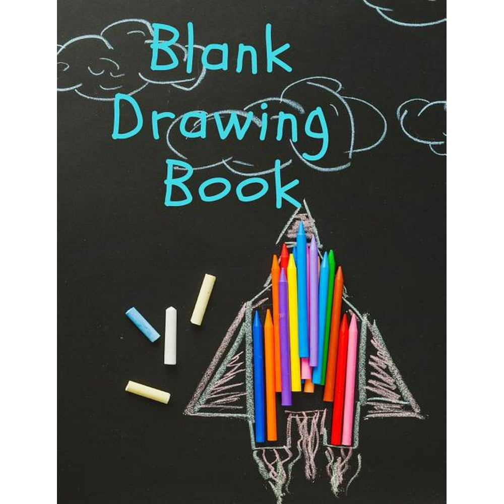 Blank Drawing Book Extra Large 8.5" X 11", 150 Pages, Sketchbook